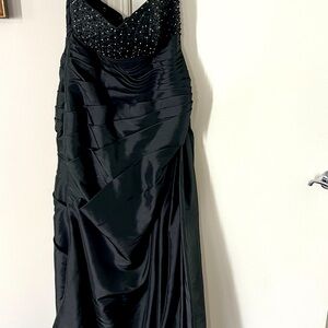 Black Strapless evening Dress. Brand Mori Lee by Madeline Gardner size 12.